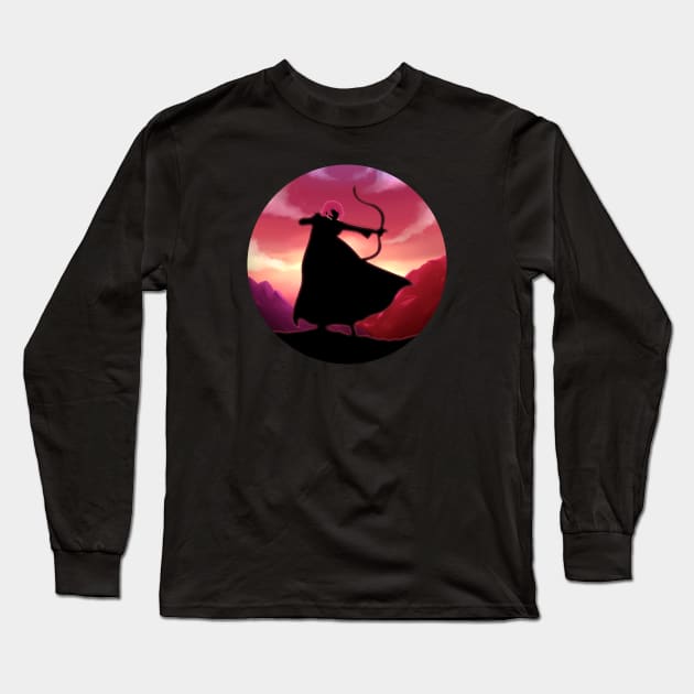 YONA - The Girl Standing at the Blush of Dawn Long Sleeve T-Shirt by StudioOgien